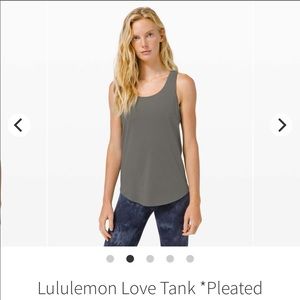 Lululemon Pleated Love Tank - NWT
